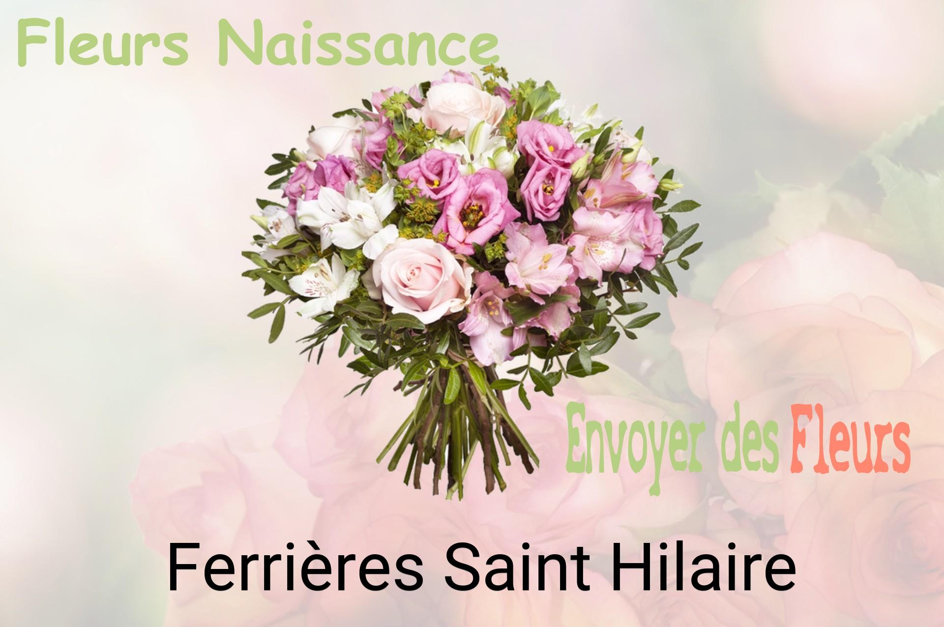 Bouquet de fleurs de naissance livré à Ferrières-Saint-Hilaire